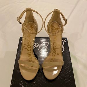 Sam Edelman nude stripy pumps size 7